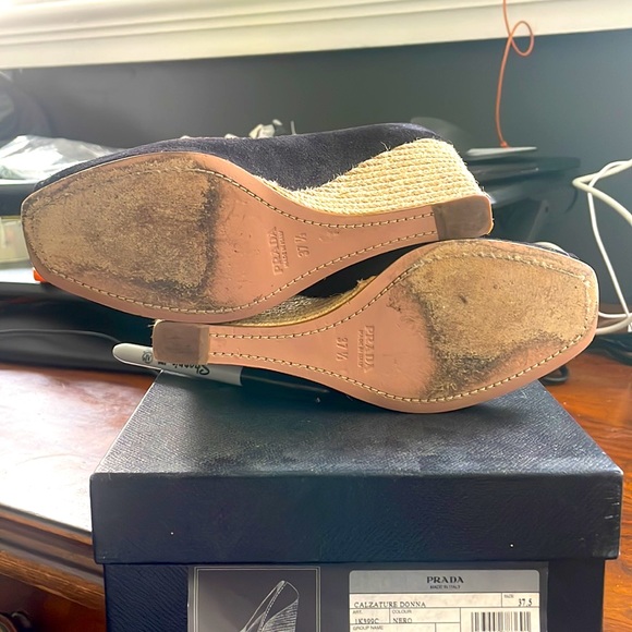 Prada Calzature Donna Wedge Women’s Size 37.5 EU / 7 US.